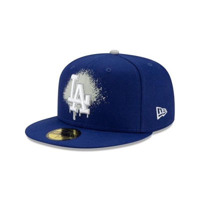 Sapca New Era Los Angeles Dodgers MLB Drip Front 59FIFTY Fitted - Albastri